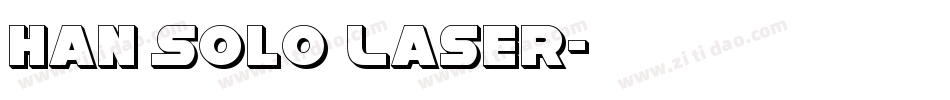 Han Solo Laser字体转换